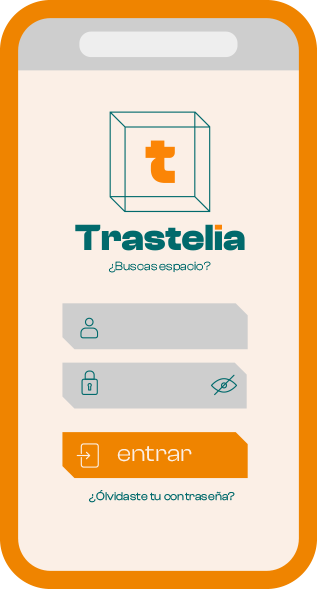 Imagen de mockup, aplicación de Trastelia